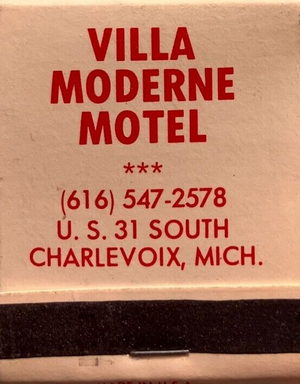 Villa Moderne Motel - Matchbook